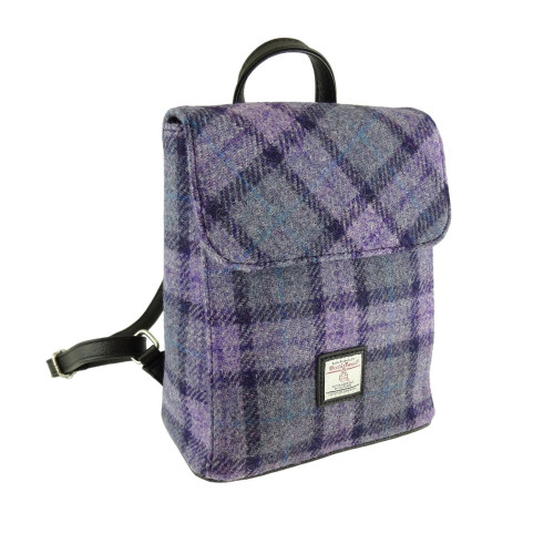 Tummel Mini Backpack Bold Purple Check Col89