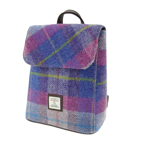 Tummel Mini Backpack Purple Pink Tartan Col47